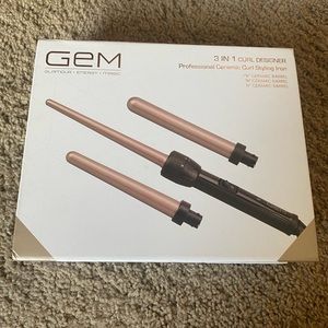 GEM 3-in-1 Curling Iron